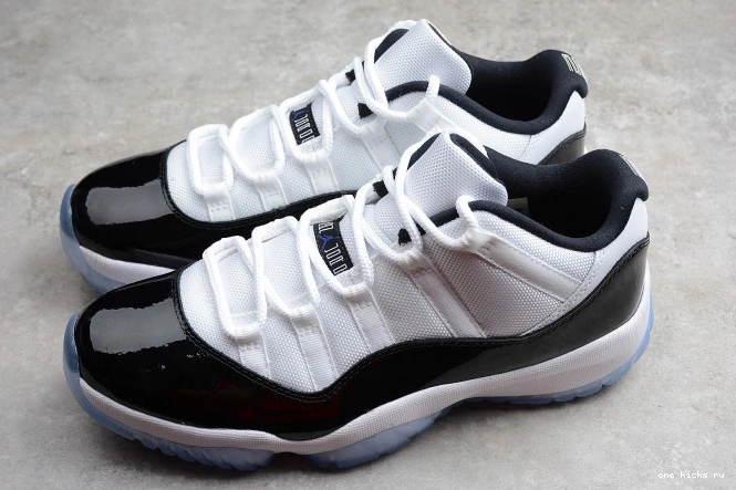Rep Jordan 11 mens Air 528895-153 Black White Retro Low  